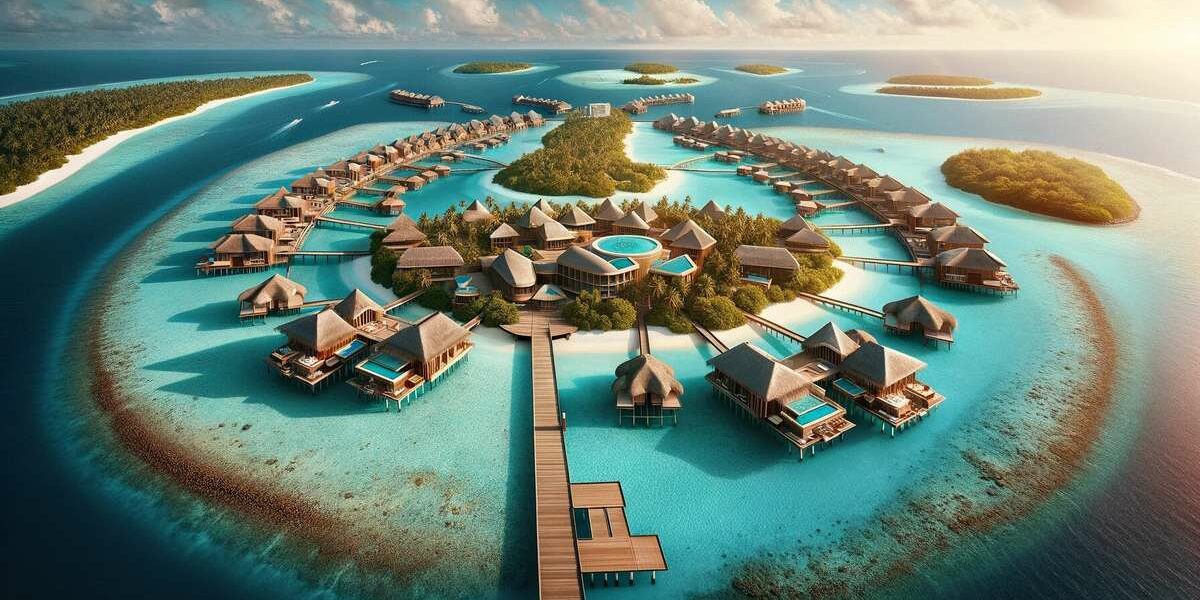 Baccarat Hotel & Residences Maldives illustration of their upcoming resort in the island nation.