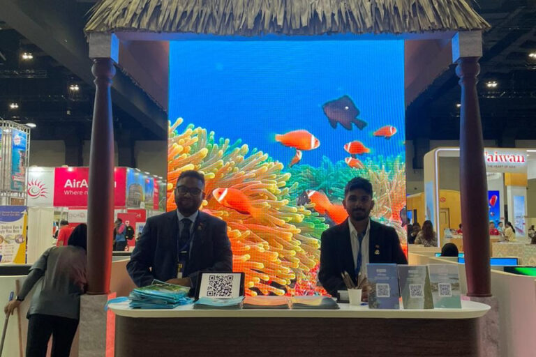 MATTA 2024 and the Maldives booth, showcasing its creativity.