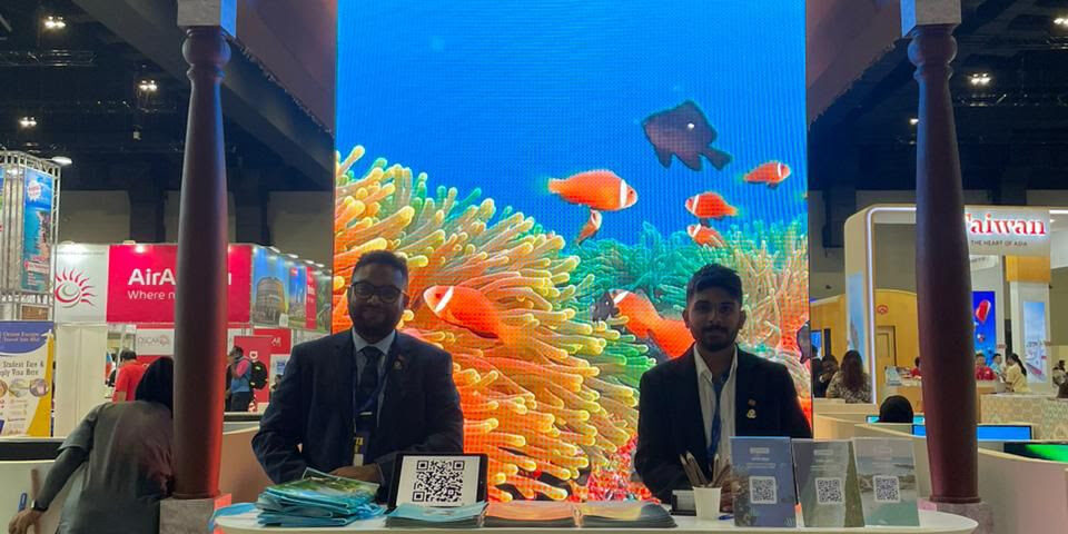 MATTA 2024 and the Maldives booth, showcasing its creativity.