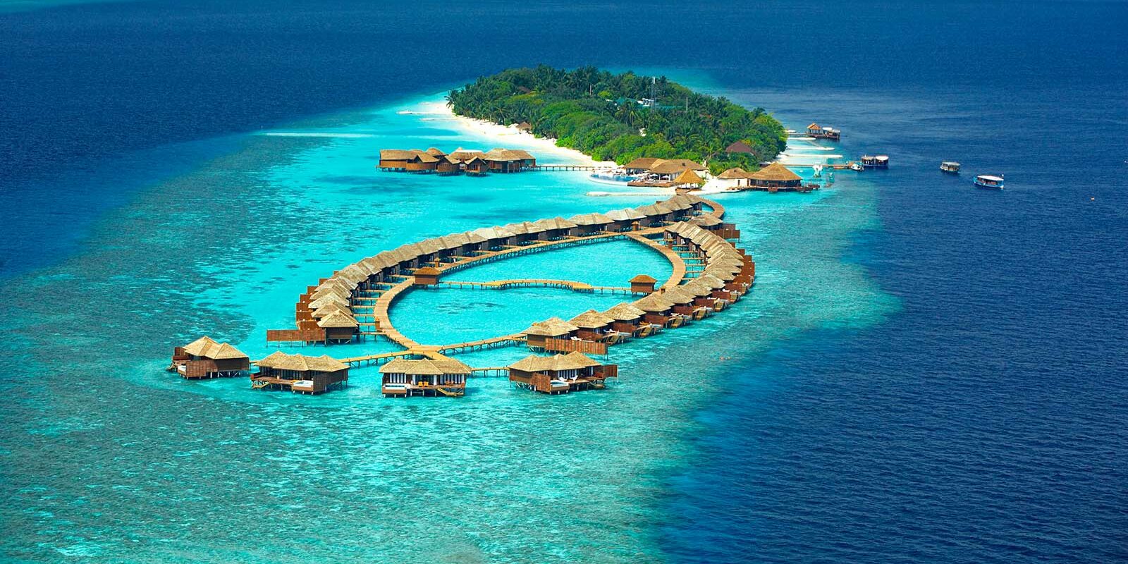 Lily Resorts Property Lily Beach Resort and Spa Maldives A bird's eye view of Lily Beach Resort & Spa Maldives