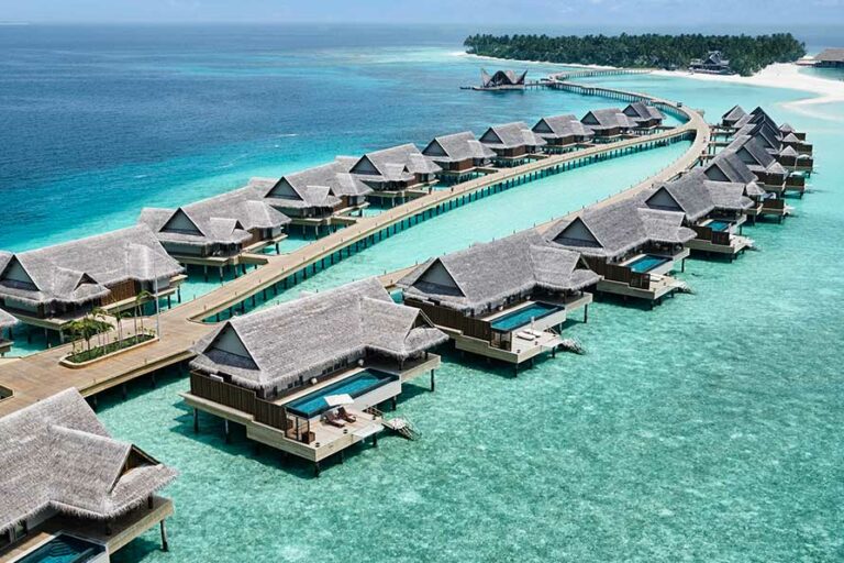 JOALI Maldives and its overwater villas
