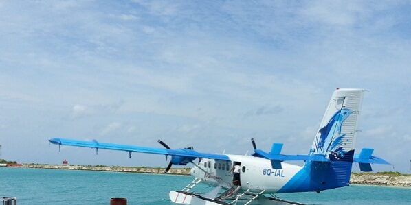 Maldivian Airlines seaplane getting ready to take off. Photo Credit: hoteliermaldives.com via Google Images Maldivian Airlines seaplane getting ready to take off. Photo Credit: hoteliermaldives.com via Google Images