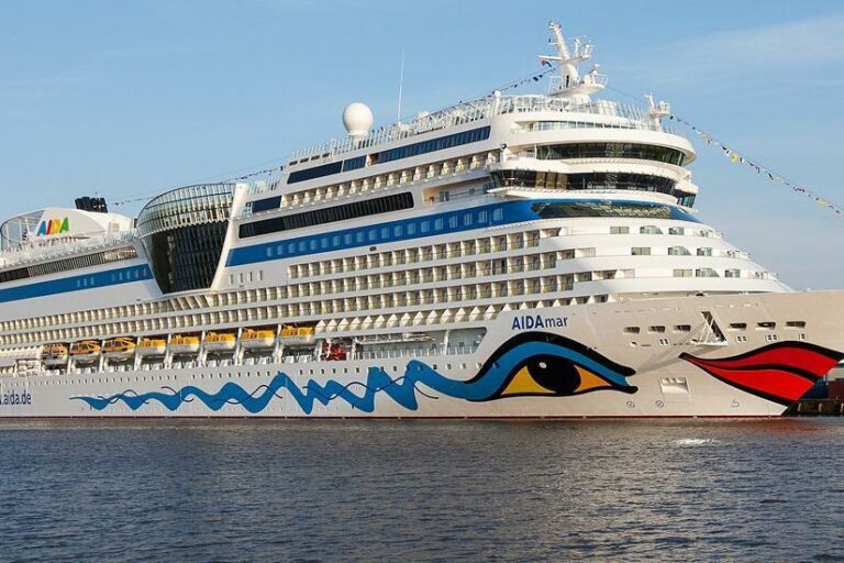 AIDA Docks in Maldives, First Ship After Regulatory Reforms. Photo Credit: Cruise Mapper via Google Images